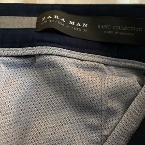 Zara men’s navy slacks